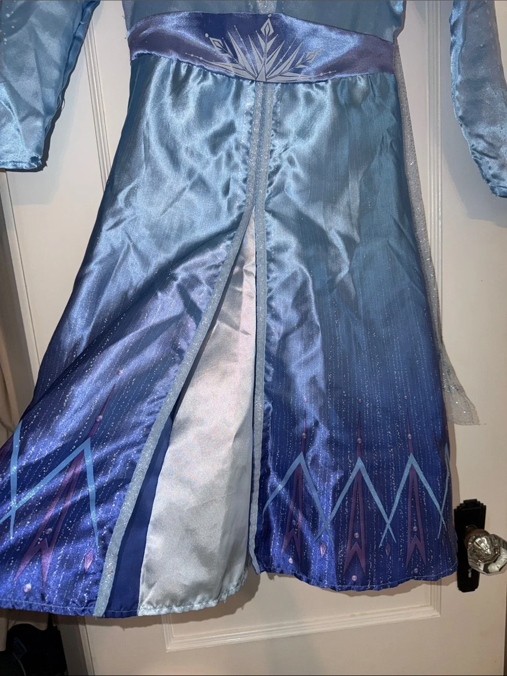 Disney Light Blue and Purple Frozen-Inspired Princess Costume Dress